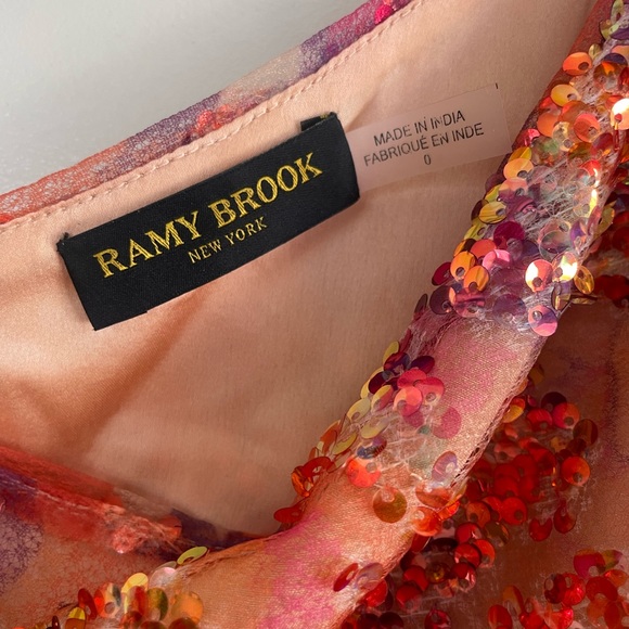 RAMY BROOK Rosie Sequin One-Shoulder Gown - Picture 6 of 6